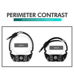 SKMEI 1742 Relógio Eletrónico Desportivo Luminoso com Mostrador LED de Quatro Ecrãs e Amortecimento para Homem