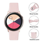 Para Galaxy Watch Active 2 Smartwatch Correia de Pulso em Silicone Cor Sólida, L, S
