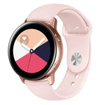 Para Galaxy Watch Active 2 Smartwatch Correia de Pulso em Silicone Cor Sólida, L, S