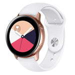 Para Galaxy Watch Active 2 Smartwatch Correia de Pulso em Silicone Cor Sólida, L, S