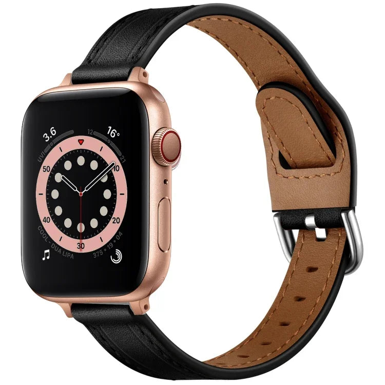 Correia de substituição em pele estilo céu estrelado feminino para Apple Watch Series, 7 41mm / 6 & SE & 5 & 4 40mm / 3 & 2 & 1 38mm, 7 45mm / 6 & SE & 5 & 4 44mm / 3 & 2 & 1 42mm