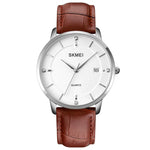 SKMEI 1801 Relógio de Quartzo Casual com Calendário para Homem