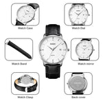 SKMEI 1801 Relógio de Quartzo Casual com Calendário para Homem