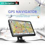 Navegador GPS para Carro X20 de 7 polegadas com Ecrã Capacitivo 8G+256M, Imagem de Reversão Bluetooth, Mapas da Europa, Austrália, Sudeste Asiático, América do Norte, Médio Oriente, América do Sul, África