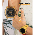 NORTH EDGE Mars Relógio Desportivo Inteligente Digital Luminoso e Impermeável para Homem, Suporta Alarme, Contagem Decrescente e Modo Desportivo