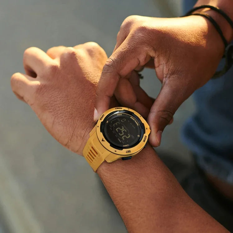 NORTH EDGE Mars Relógio Desportivo Inteligente Digital Luminoso e Impermeável para Homem, Suporta Alarme, Contagem Decrescente e Modo Desportivo