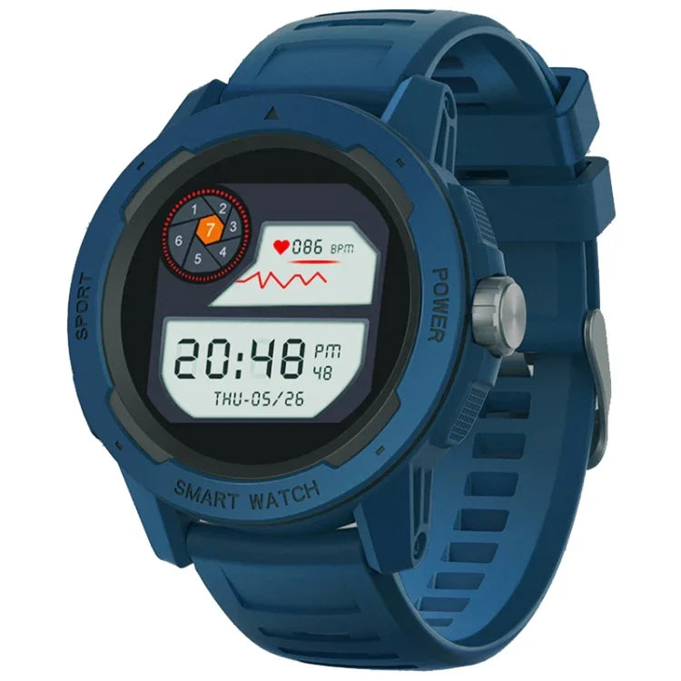 NORTH EDGE Mars 2 Relógio Inteligente Desportivo Bluetooth ao Ar Livre com Ecrã Tátil Completo de 1,4 polegadas, Suporta Monitorização de Frequência Cardíaca / Sono / Pressão Arterial / Oxigénio no Sangue, Controlo Remoto da Câmara e 7 Modos Desportivos