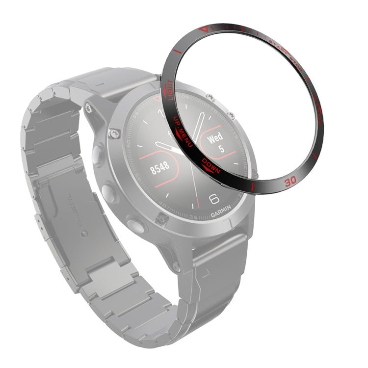 Smart Watch Steel Bezel Ring, A Version, For Garmin Fenix 3/3 HR, For Garmin Fenix 5X/5X Plus, For Garmin Fenix 5, For Garmin Fenix 6/6 Pro/ 6 Sapphire