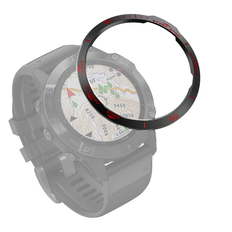 Smart Watch Steel Bezel Ring, A Version, For Garmin Fenix 3/3 HR, For Garmin Fenix 5X/5X Plus, For Garmin Fenix 5, For Garmin Fenix 6/6 Pro/ 6 Sapphire