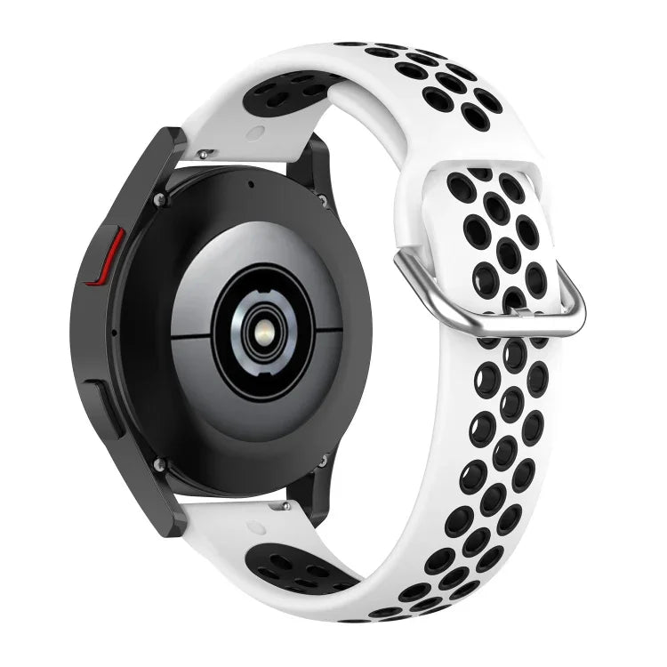 Correia de Substituição em Silicone Bicolor, Para Samsung Galaxy Watch4 Classic 46mm