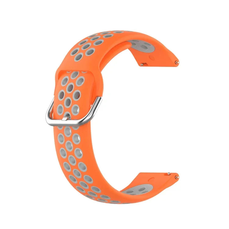 Correia de Substituição em Silicone Bicolor, Para Samsung Galaxy Watch4 Classic 46mm