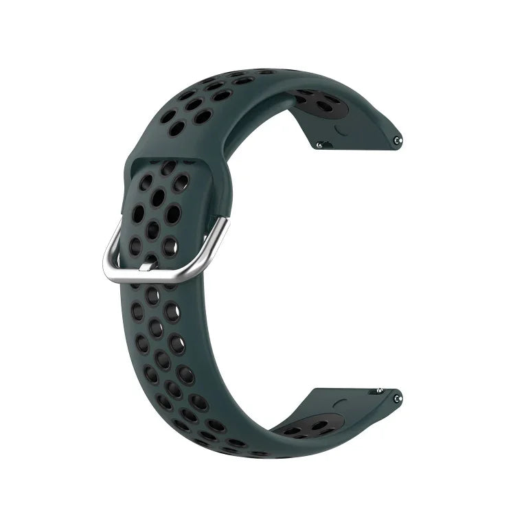 Correia de Substituição em Silicone Bicolor, Para Samsung Galaxy Watch4 Classic 46mm