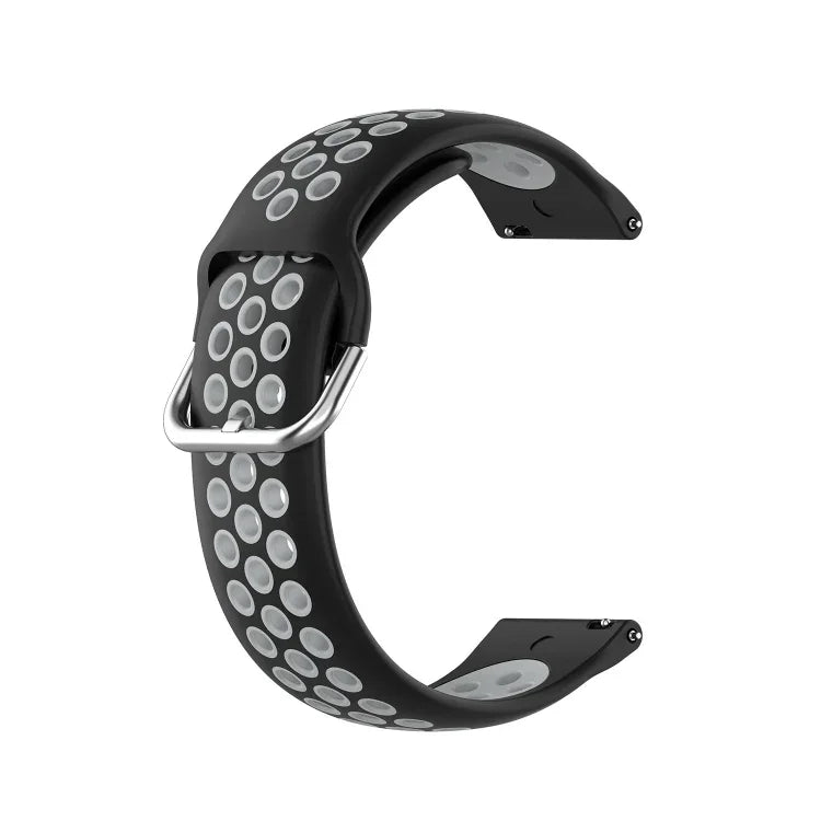 Correia de Substituição em Silicone Bicolor, Para Samsung Galaxy Watch4 Classic 46mm