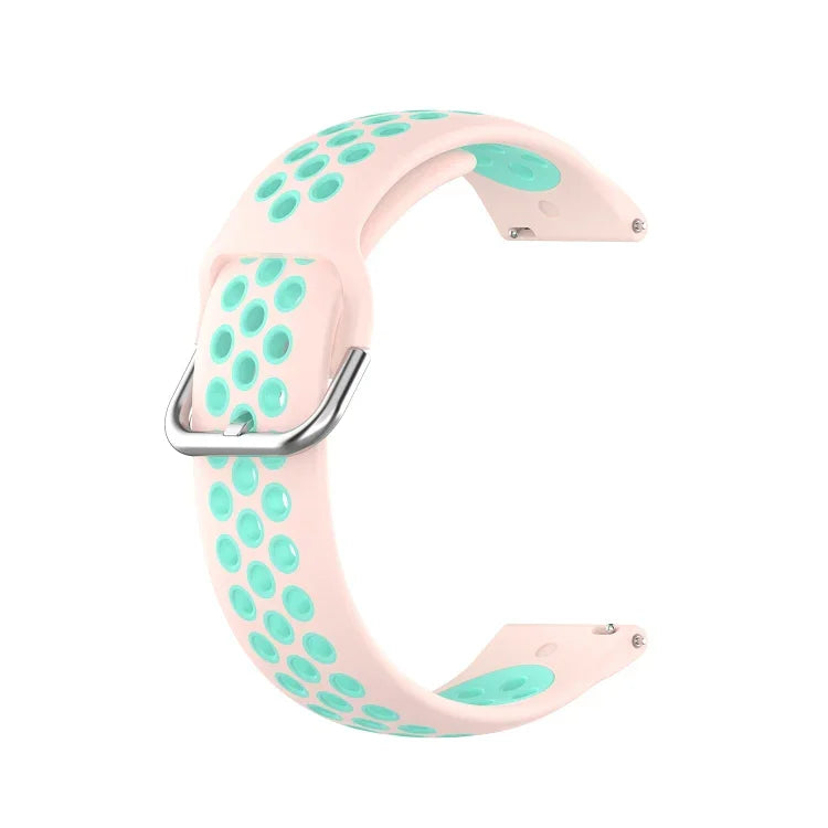 Correia de Substituição em Silicone Bicolor, Para Samsung Galaxy Watch4 Classic 46mm