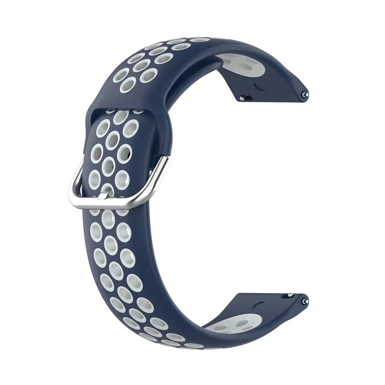 Correia de Substituição em Silicone Bicolor, Para Samsung Galaxy Watch4 Classic 46mm