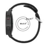 Correia de Substituição em Silicone Bicolor, Para Samsung Galaxy Watch4 Classic 46mm