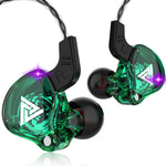 QKZ AK6 Auricular Desportivo com Subwoofer com Fio Intra-auricular 3.5mm, Comprimento do Cabo: Cerca de 1.2m, 1 Unidade, 1 Par