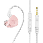QKZ AK6-X Auricular Desportivo com Subwoofer com Fio Intra-auricular 3.5mm com Microfone, Comprimento do Cabo: Cerca de 1.2m, 1 Unidade