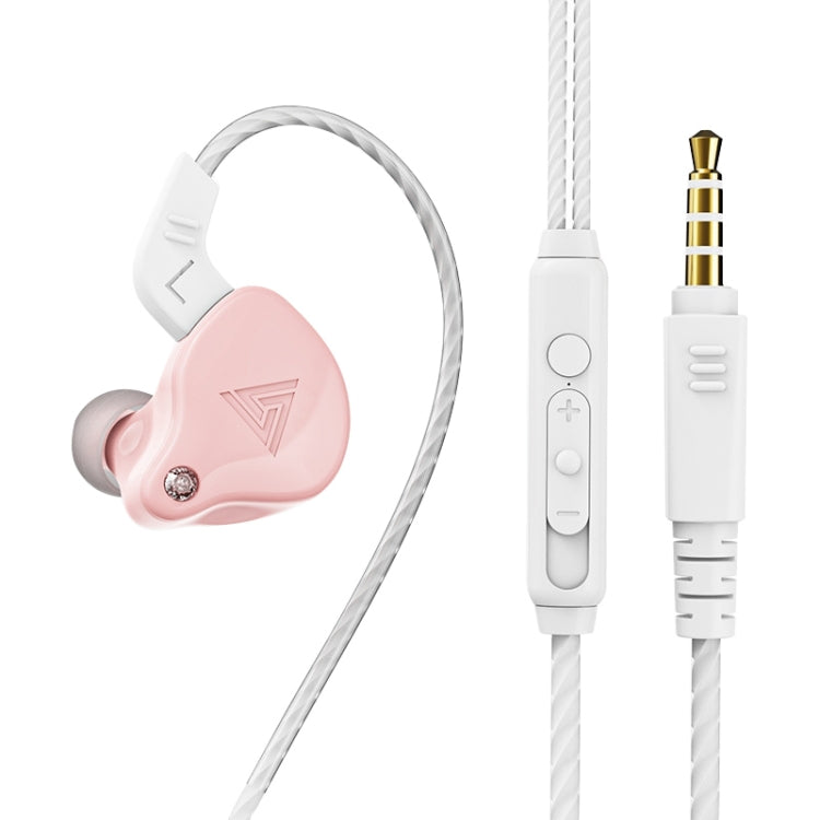 QKZ AK6-X Auricular Desportivo com Subwoofer com Fio Intra-auricular 3.5mm com Microfone, Comprimento do Cabo: Cerca de 1.2m, 1 Unidade