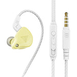 QKZ AK6-X Auricular Desportivo com Subwoofer com Fio Intra-auricular 3.5mm com Microfone, Comprimento do Cabo: Cerca de 1.2m, 1 Unidade