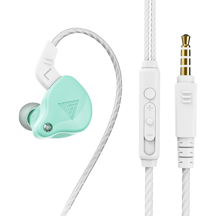 QKZ AK6-X Auricular Desportivo com Subwoofer com Fio Intra-auricular 3.5mm com Microfone, Comprimento do Cabo: Cerca de 1.2m, 1 Unidade