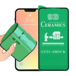 Película Cerâmica 9D Cola Total para Ecrã Completo Para iPhone 17e / 16e / 14 / 13 / 13 Pro, Para iPhone 13 mini (1 PC), Para iPhone 16e / 13 / 13 Pro (1 PC), Para iPhone 13 Pro Max (1 PC)