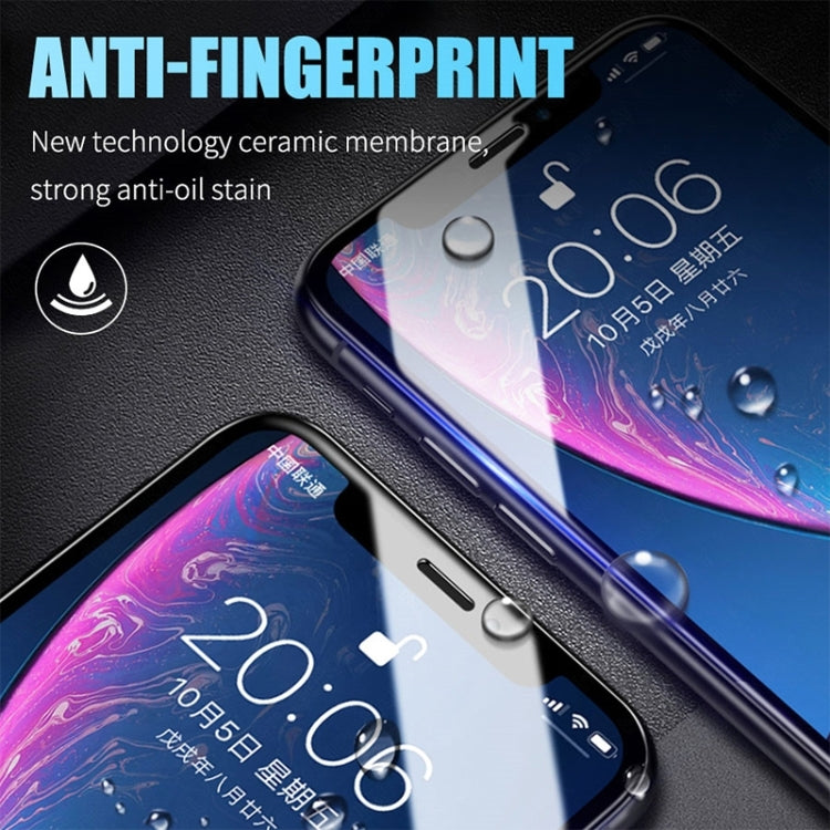 Película Cerâmica 9D Cola Total para Ecrã Completo Para iPhone 17e / 16e / 14 / 13 / 13 Pro, Para iPhone 13 mini (1 PC), Para iPhone 16e / 13 / 13 Pro (1 PC), Para iPhone 13 Pro Max (1 PC)