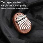 Kalimba Mini de 8 Tons, Instrumento Musical de Piano de Polegar