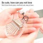 Kalimba Mini de 8 Tons, Instrumento Musical de Piano de Polegar
