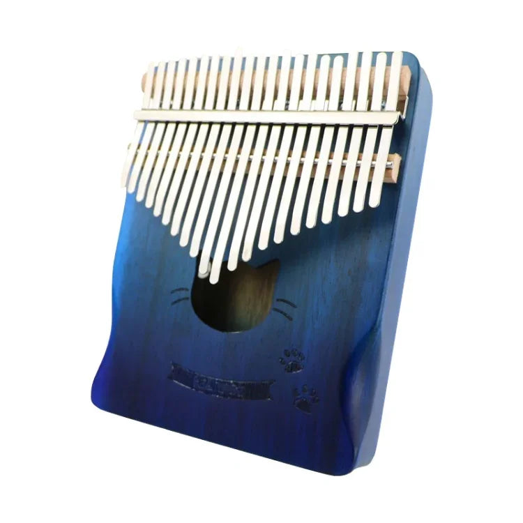 Kalimba de Madeira de Acácia com 21 Tons, Instrumento Musical de Piano de Polegar