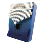 Kalimba de Madeira de Acácia com 21 Tons, Instrumento Musical de Piano de Polegar