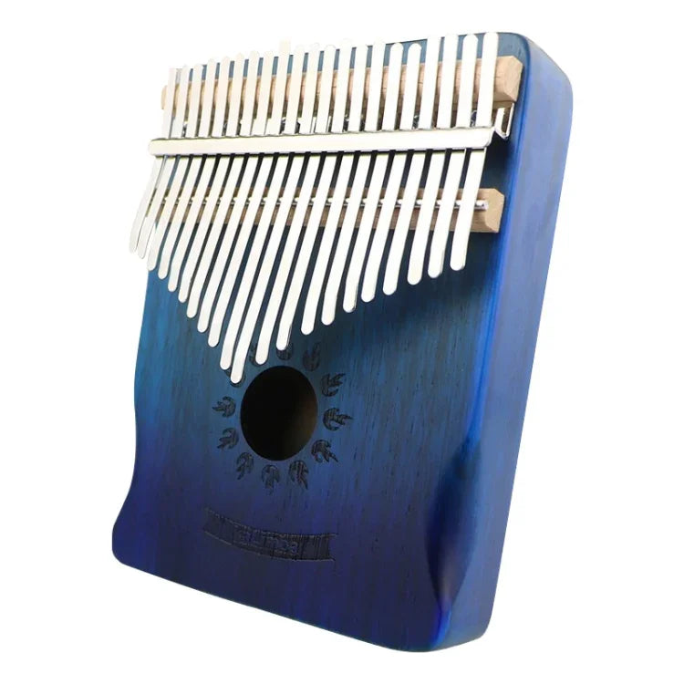 Kalimba de Madeira de Acácia com 21 Tons, Instrumento Musical de Piano de Polegar