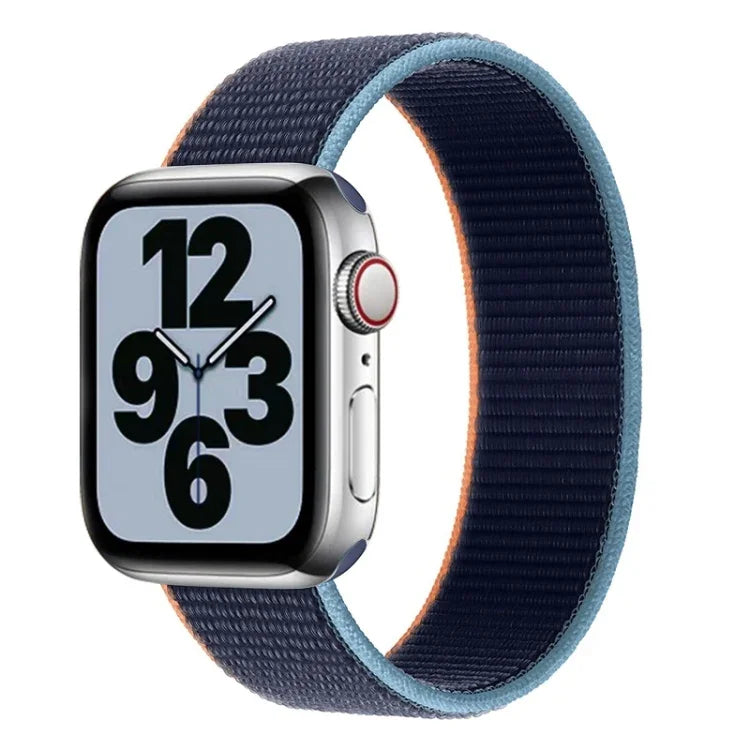 Correia de Substituição em Nylon com Uma Volta, Tamanho: M 155mm para Apple Watch Series 6 & SE & 5 & 4 44mm / 3 & 2 & 1 42mm, M 155mm 44mm / 42mm