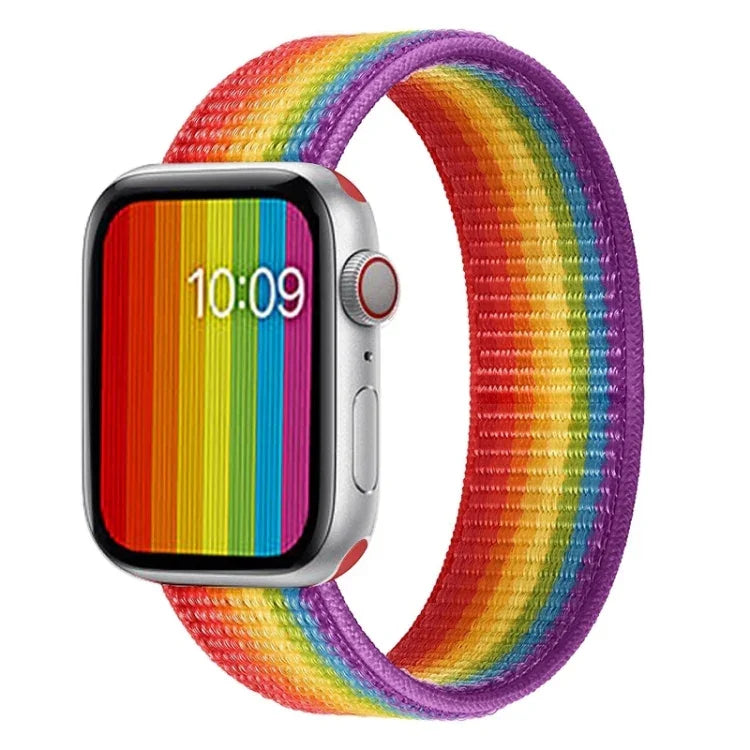 Single Lap Nylon Replacement Watchband, Size: L 165mm For Apple Watch Series 6 & SE & 5 & 4 44mm / 3 & 2 & 1 42mm, L 165mm 44mm / 42mm