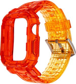 Correia integrada em TPU degradê para Apple Watch Series 9 / 8 / 7 45mm / 6 / 5 / 4 / Watch SE 44mm / Watch 42mm, para Apple Watch Series 9 / 8 / 7 45mm / 6 / 5 / 4 / Watch SE 44mm / Watch 42mm