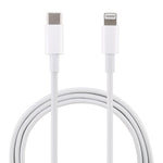 Cabo de carregamento rápido USB-C / Type-C para 8 pinos PD 12W 5V/2A, comprimento do cabo: 1m, 12W 5V/2A