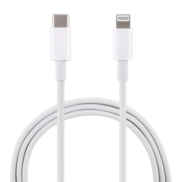 Cabo de carregamento rápido USB-C / Type-C para 8 pinos PD 12W 5V/2A, comprimento do cabo: 1m, 12W 5V/2A