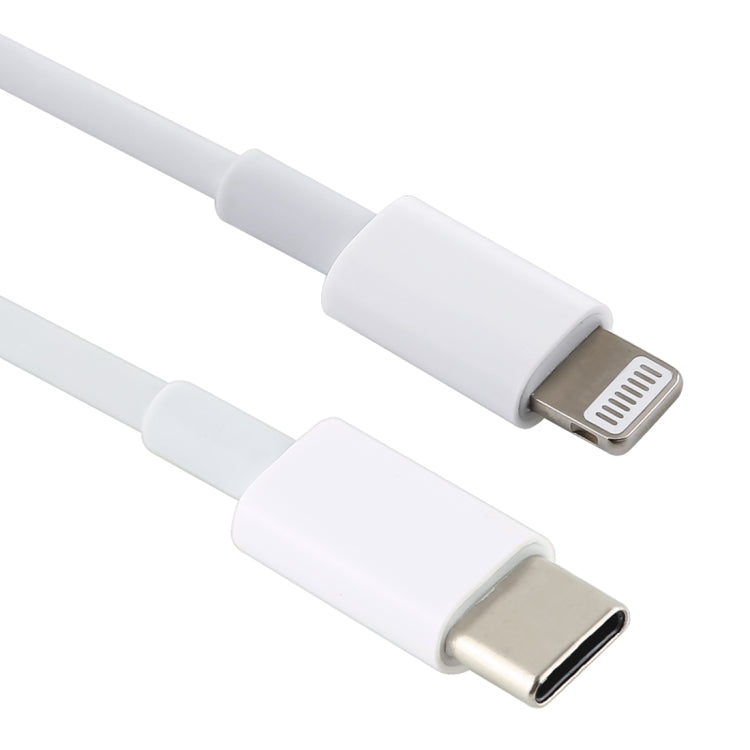 Cabo de carregamento rápido USB-C / Type-C para 8 pinos PD 12W 5V/2A, comprimento do cabo: 1m, 12W 5V/2A