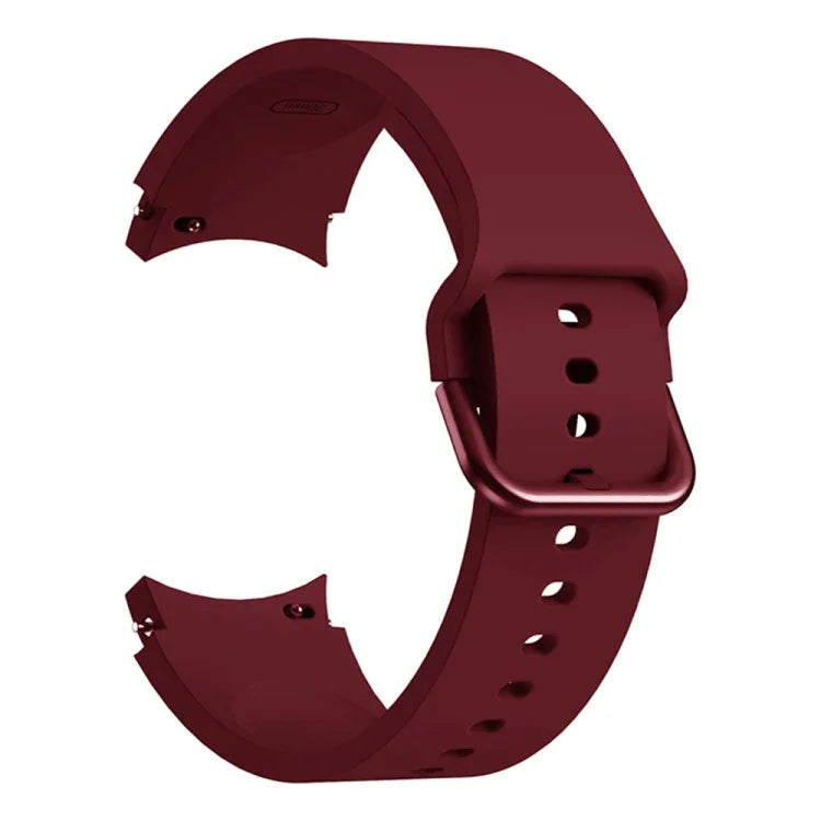 Correia de Substituição Universal em Silicone Colorida com Fivela, Para Samsung Galaxy Watch4 40mm, Para Samsung Galaxy Watch4 44mm, Para Samsung Galaxy Watch4 Classic 42mm, Para Samsung Galaxy Watch4 Classic 46mm