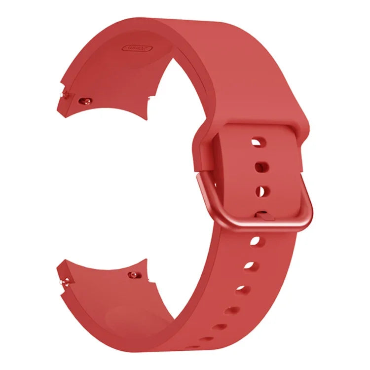 Correia de Substituição Universal em Silicone Colorida com Fivela, Para Samsung Galaxy Watch4 40mm, Para Samsung Galaxy Watch4 44mm, Para Samsung Galaxy Watch4 Classic 42mm, Para Samsung Galaxy Watch4 Classic 46mm