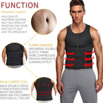 Colete Modelador Desportivo Masculino em Neopreno para Corpo, Cintura e Corset Modelador, S, M, L, XL, XXL, XXXL