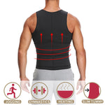 Colete Modelador Desportivo Masculino em Neopreno para Corpo, Cintura e Corset Modelador, S, M, L, XL, XXL, XXXL