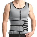 Colete Modelador Desportivo Masculino em Neopreno para Corpo, Cintura e Corset Modelador, S, M, L, XL, XXL, XXXL