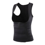 Corset Modelador com Decote, Colete Modelador com Faixa Absorvente de Suor para a Cintura, S, M, XXXL, L, XL, XXL