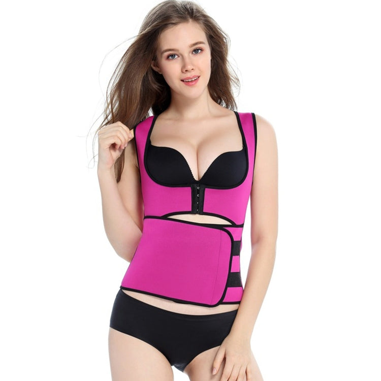 Corset Modelador com Decote, Colete Modelador com Faixa Absorvente de Suor para a Cintura, S, M, XXXL, L, XL, XXL