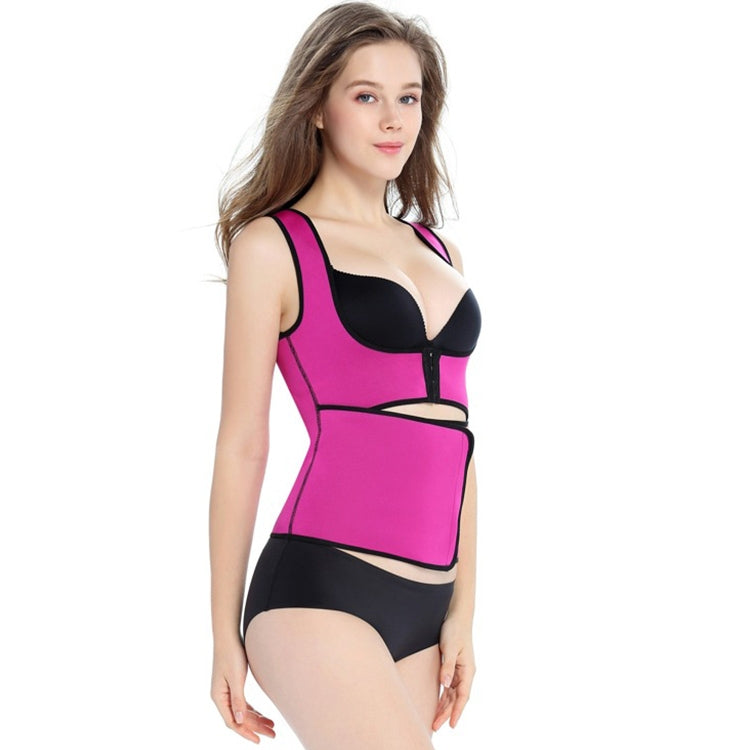 Corset Modelador com Decote, Colete Modelador com Faixa Absorvente de Suor para a Cintura, S, M, XXXL, L, XL, XXL