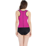 Corset Modelador com Decote, Colete Modelador com Faixa Absorvente de Suor para a Cintura, S, M, XXXL, L, XL, XXL