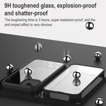 Shockproof TPU + Double-sided Glass Protective Case, For iPhone 13 mini, For iPhone 13, For iPhone 13 Pro, For iPhone 13 Pro Max