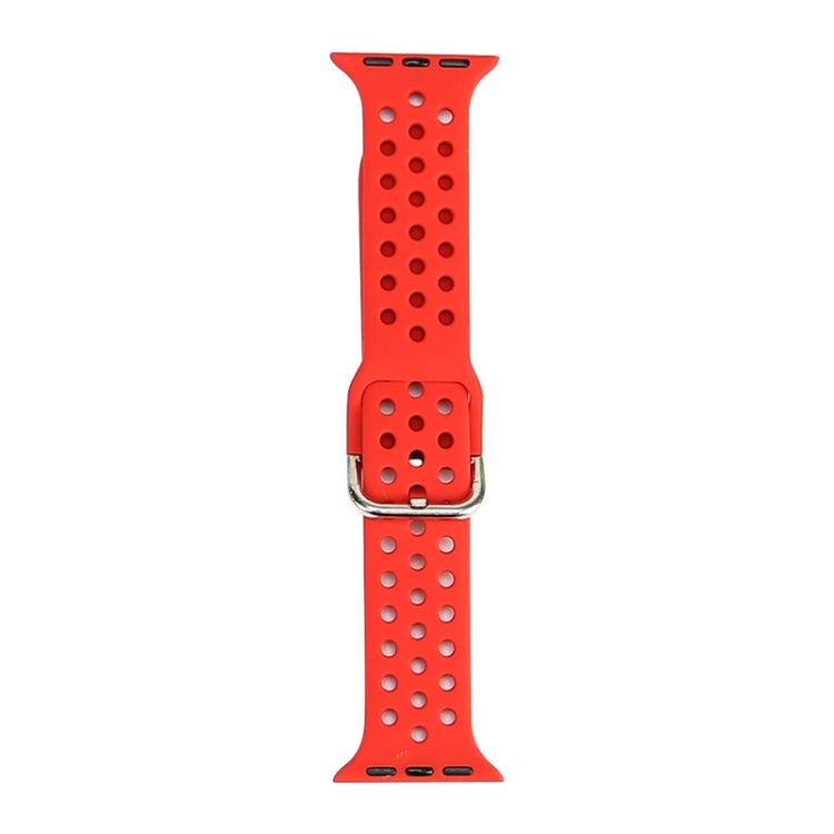 Correia de substituição em silicone para Apple Watch Series, 7 45mm / 6 & SE & 5 & 4 44mm / 3 & 2 & 1 42mm