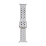Correia de substituição em silicone para Apple Watch Series, 7 45mm / 6 & SE & 5 & 4 44mm / 3 & 2 & 1 42mm